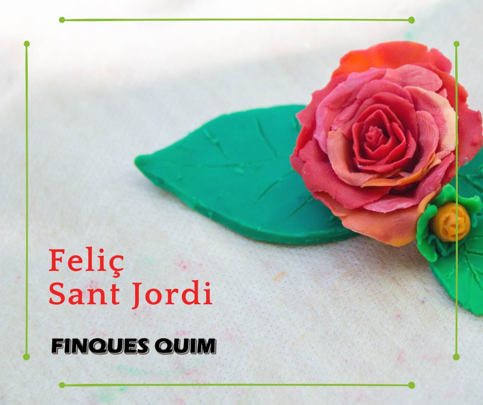 FinquesQuim's tweet image. Feliç diada de Sant Jordi! 🌹🐉