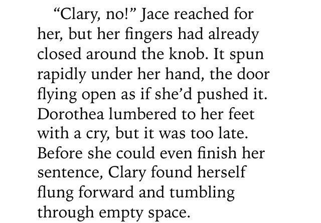 “Clary, no!”