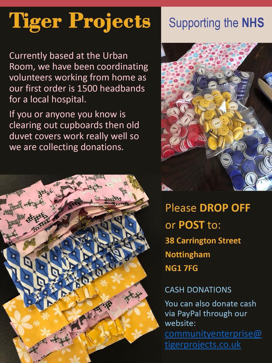 It’s great that the Urban Room is being put to great use during the Lockdown.... well done 👏 <a href="/tigershowcases/">Toni Jarvis</a> tigerprojects.co.uk ... what do you think <a href="/MyNottingham/">🏹 My Nottingham</a> ? And does anyone have material or 💰 donations?