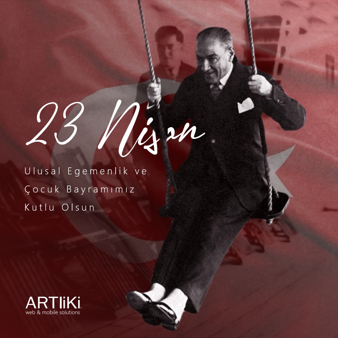 23 Nisan Ulusal Egemenlik ve Çocuk Bayramımız Kutlu Olsun !

#23nisan #23nisanulusalegemenlikveçocukbayramı #çocukbayramı #kutluolsun #mustafakemalatatürk #atatürk #artiiki #EvdeBayramVar #23NisanKutluOlsun