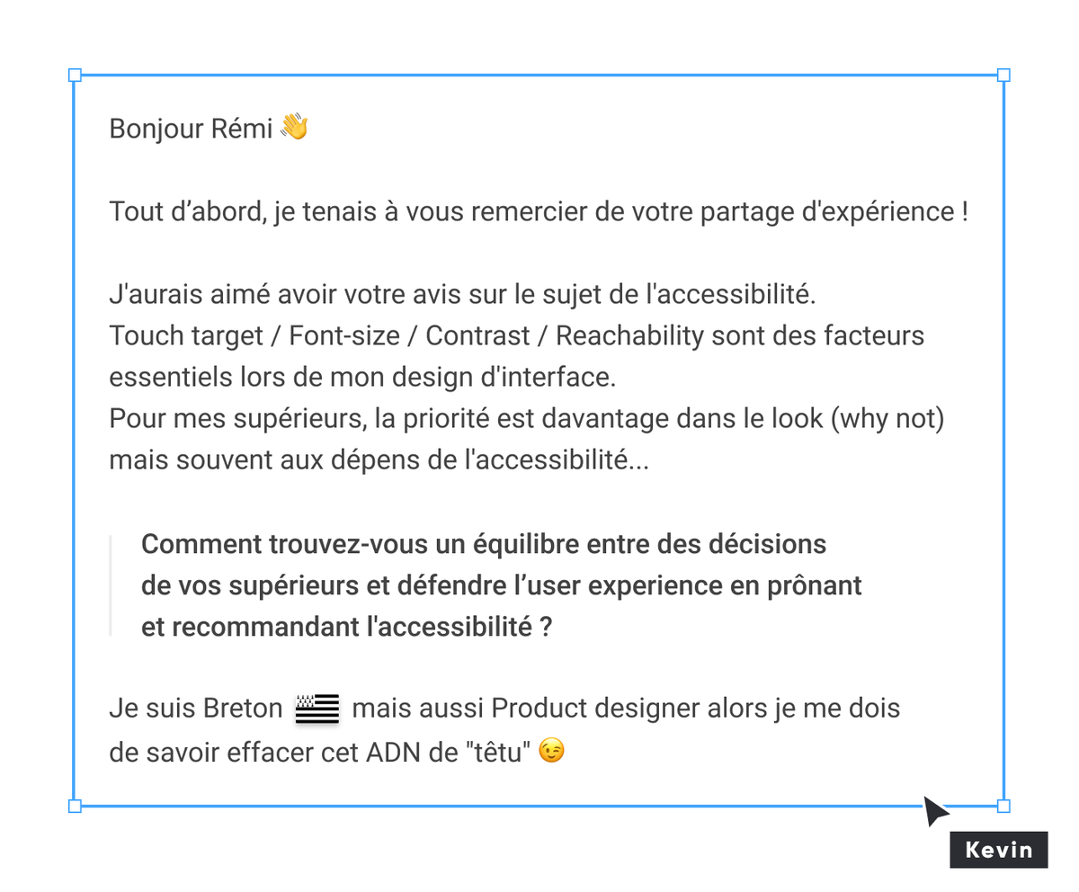 KevinQuiec's tweet photo. @remi_guyot Bonjour Rémi 👋

Impossible de réduire mon message sans y apporter un peu de contexte alors je me permet de vous joindre une image.
Merci d'avance pour votre aide 🙏

Kevin https://t.co/OJQGnCozy5