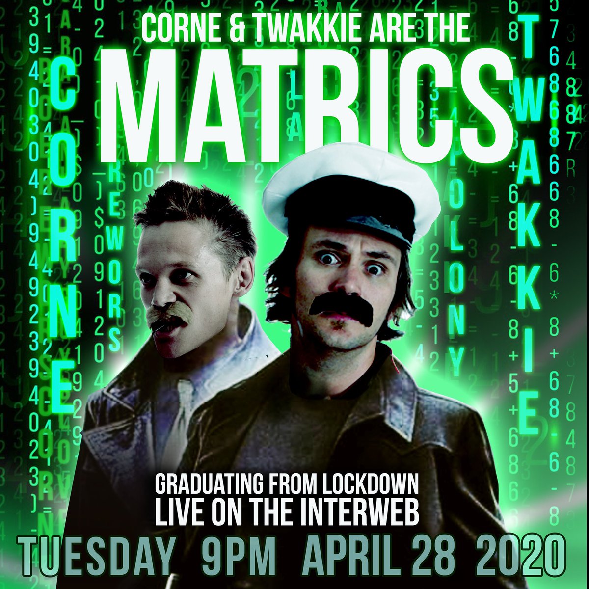 Oh holy shit! Corne&amp;Twakkie is going large on the interwebs. Go there with them. What else are you going to be doing..? 

Get your tickets here: magrietgroenewald.com/cornetwakkie?r…

If the  too stupit email
hello@magrietgroenewald.com 
If you have Payment issues, email support@quicket.co.