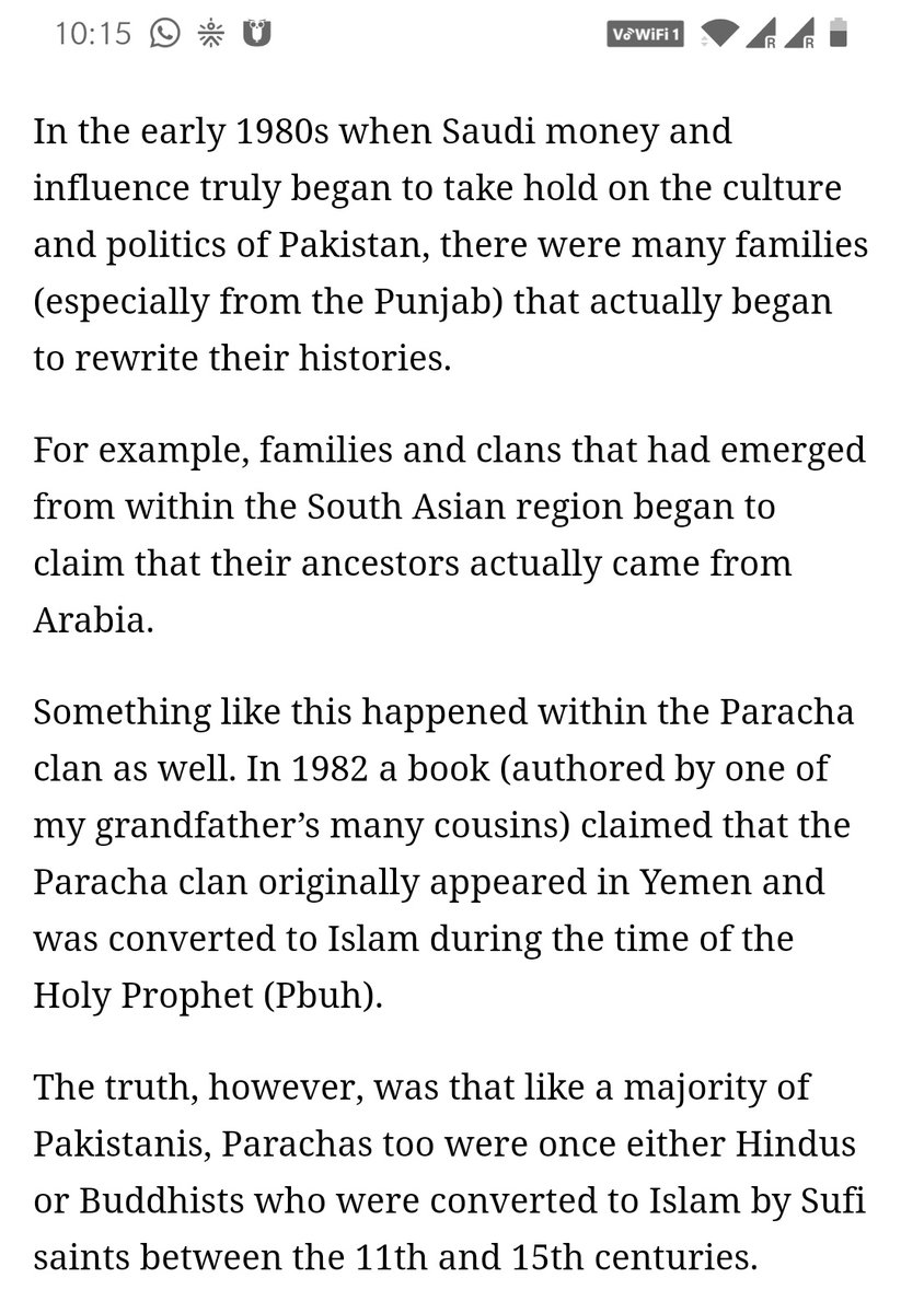 For all those who are still suffering from identity crisis. Who think that babar is their forefather and they have a direct arab lineage for gods sake dont be like idiot pakistanis. Wake up from that deep slumber and read that last para.