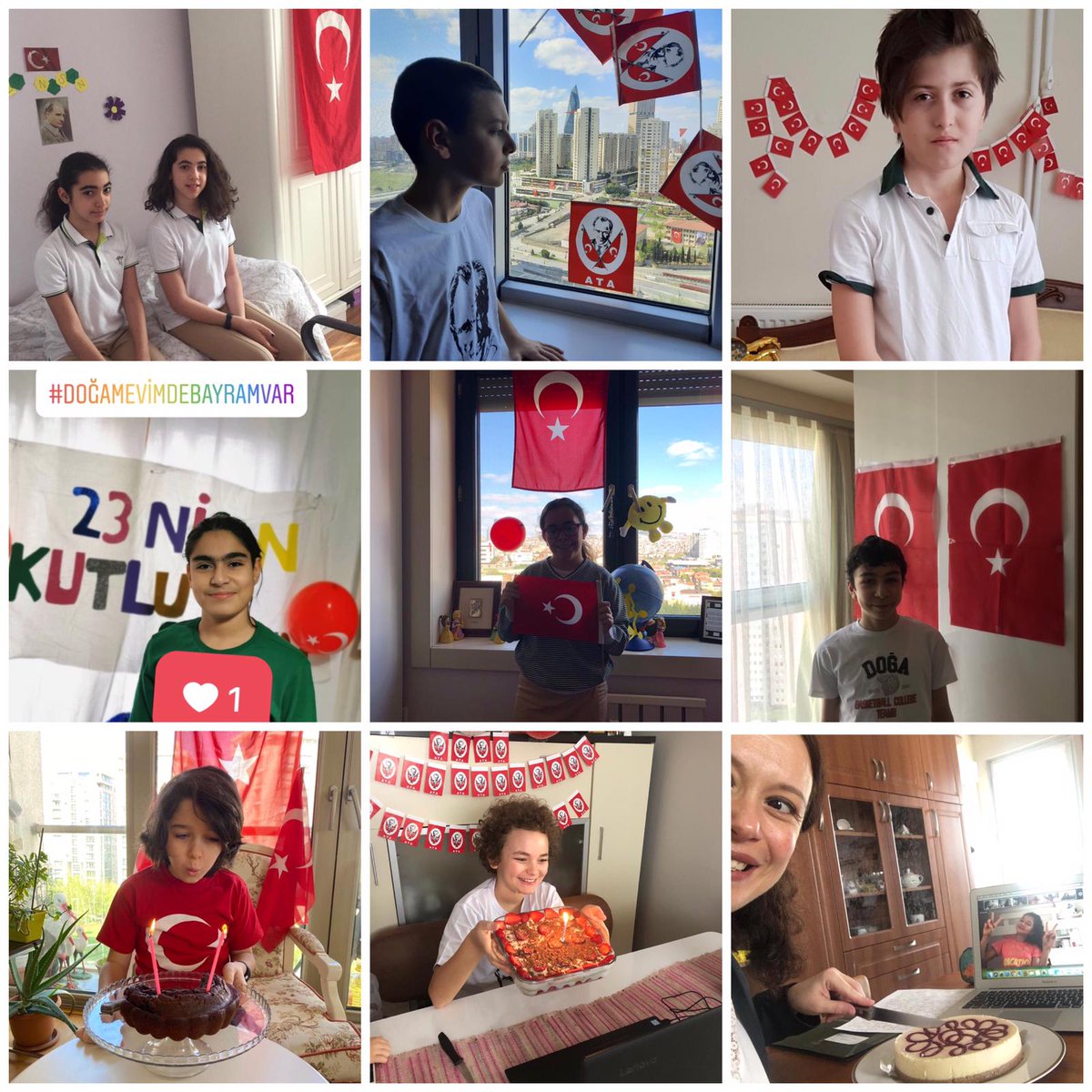 6. Sınıflarımız 23 Nisan'ın Önemini Vurguluyor!! 🇹🇷 Türkiye Büyük Millet Meclisimizin 100. Yılı Kutlu Olsun!! 🎈Yaşasın 23 Nisan!❤️ #dogamevimdebayramvar #dogada23nisan <a href="/DogaOkullari/">Doğa Koleji</a> <a href="/nurhansutlass/">Dr. Nurhan Sütlaş</a> <a href="/serozeren/">Serhat Özeren</a>