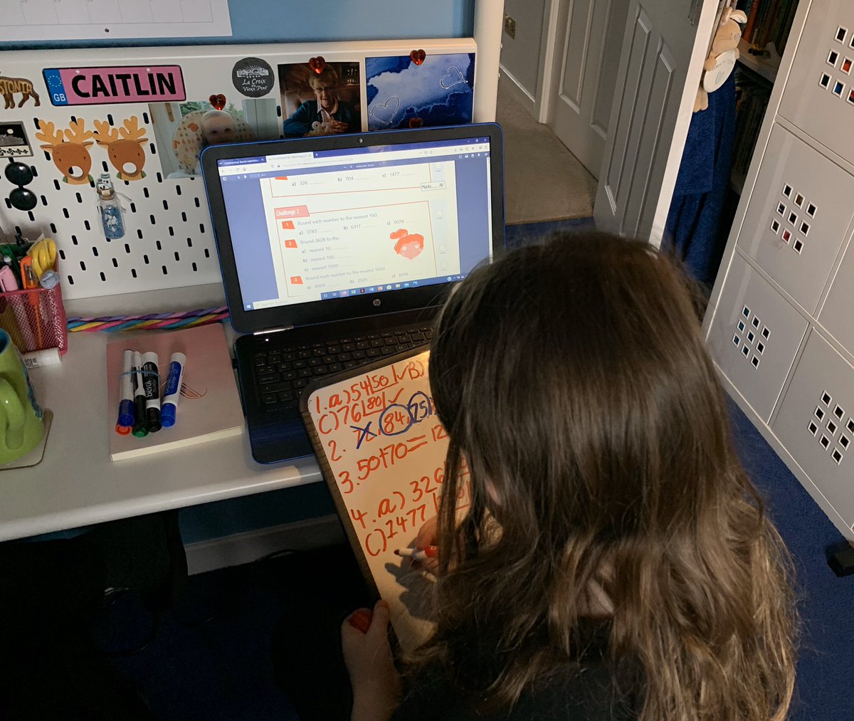 WynntownSteelCo's tweet photo. @MissDickson7 @echlineprimary We’re working on some Numeracy skills via @bbcbitesize and are currently rounding numbers to the nearest 10s, 100s, and 1000s. Then we’re going to move on to some English. https://t.co/EjGUpK1lXM