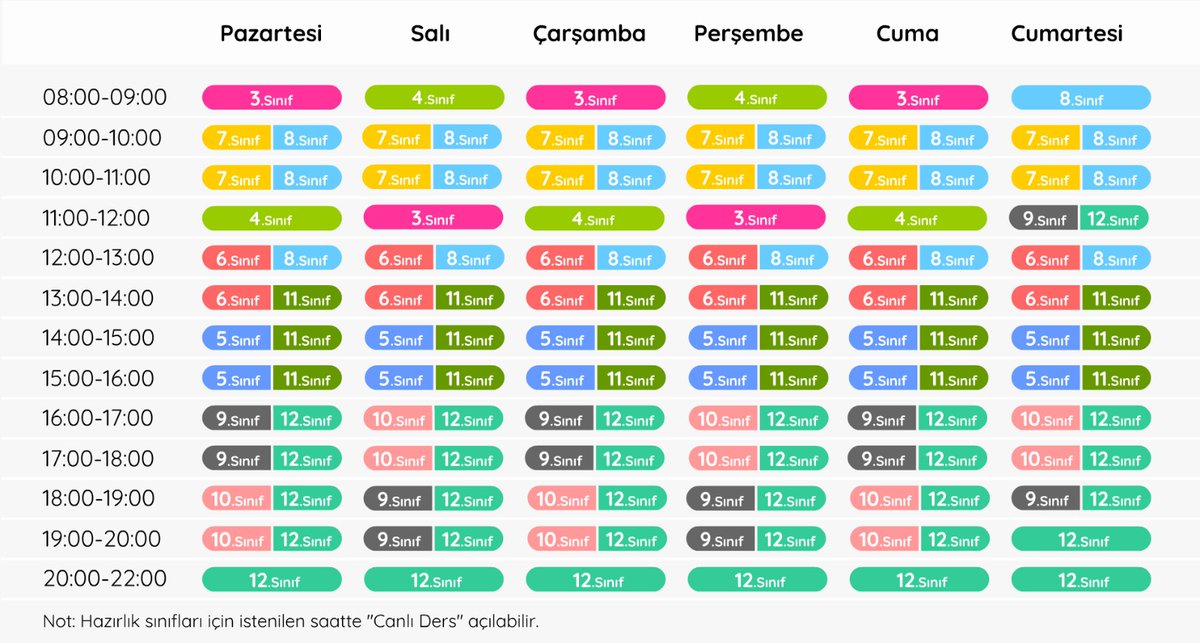 EBA' dan 23 Nisan hediyesi.
3. Sınıftan  12. Sınıfa kadar 
EBA CANLI DERS Programı başladı.
Öğrencilerimizin bir çoğu öğretmenleriyle canlı ders işleyebilecekler. Teşekkürler #EBA.

<a href="/ziyaselcuk/">Ziya Selçuk</a> 
<a href="/egitimbilisim/">EBA</a> 
@samildemircan 
<a href="/AdemKoca46/">Adem Koca</a> 
<a href="/MersinMEM/">Mersin İl Millî Eğitim Müdürlüğü</a>