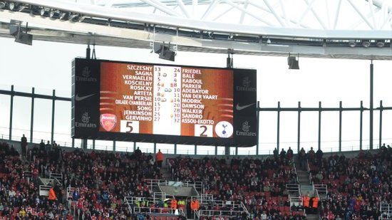  We secured north London bragging rights with a memorable scoreline...  https://twitter.com/Arsenal/status/173791240725348354