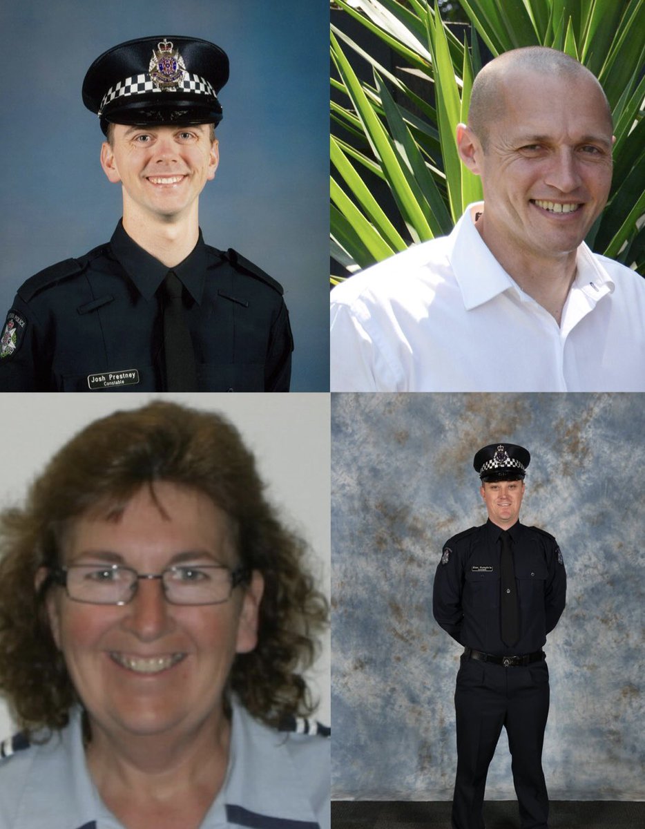 I would like to take a moment to acknowledge these heroes who lost their lives in order to protect the community. My thoughts and prayers are with your loved ones and to the entire <a href="/VictoriaPolice/">Victoria Police</a> community. 🖤💙
