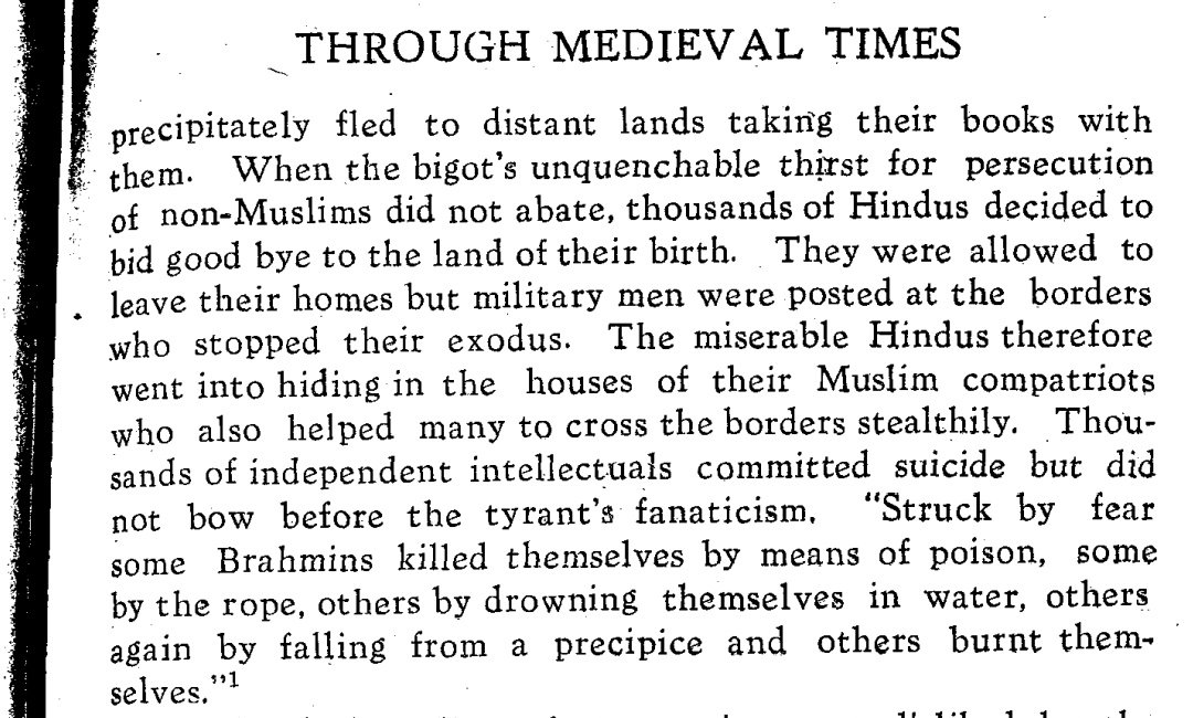 Half truth is false... I produce the next page of the bazar book that you have referred... It is said that hindus two at a time were packed in a bag and thrown from the bridge into jehlum.. Their cries used to amuse your sultans...