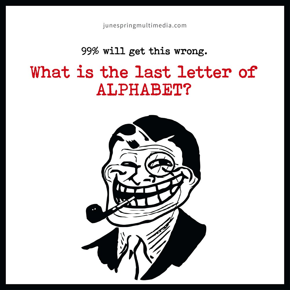 junespring's tweet photo. What's your answer? ππ€£
#GoodVibesOnly #RiddleMeThis #MindGames #BrainTeasers #StayHome #StaySafe #JuneSpring #JuneSpringMultimedia https://t.co/G0pRuxAb2V