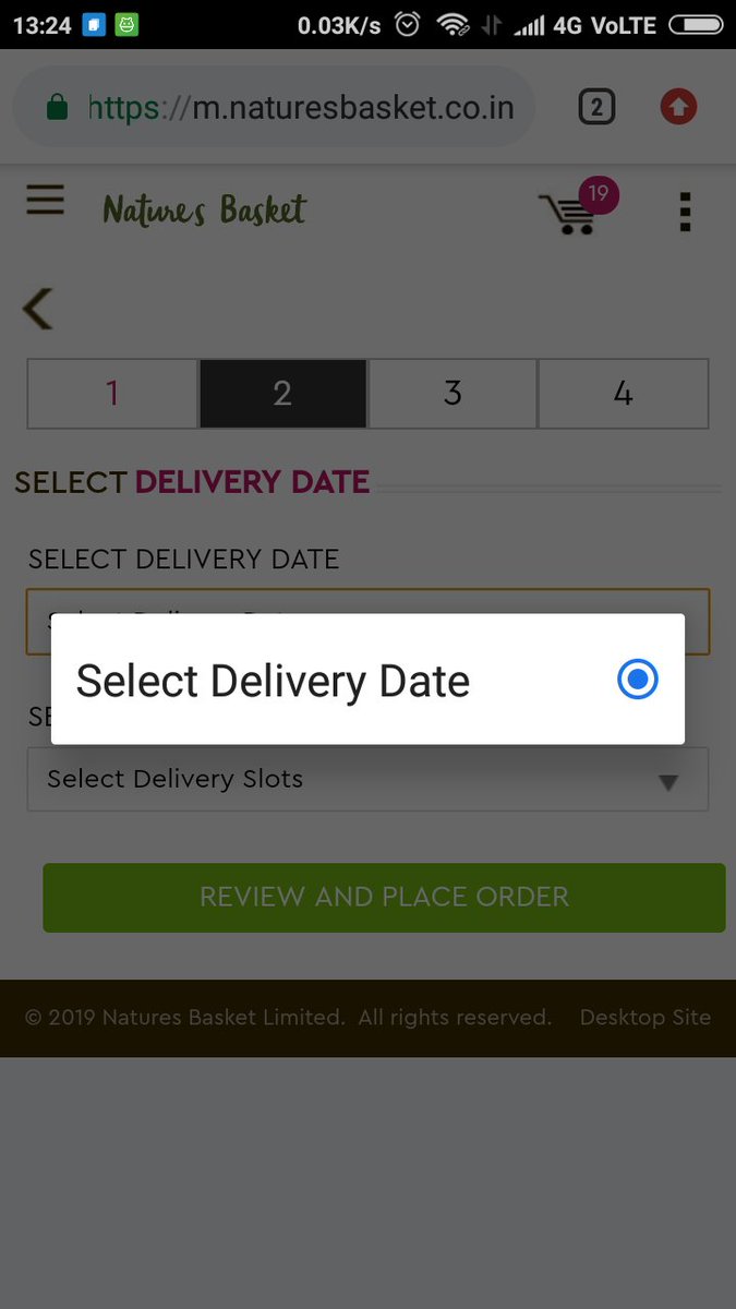 mnlarora3's tweet photo. @NaturesBasket has been MISLEADING customers. I've spent countless hours trying to place an order but option for delivery slots NEVER opens. Now they've even started sending SMS notifications claiming same-day delivery. Why such disregard for our time?  #don'tbesoshameless https://t.co/92EeisQXsj