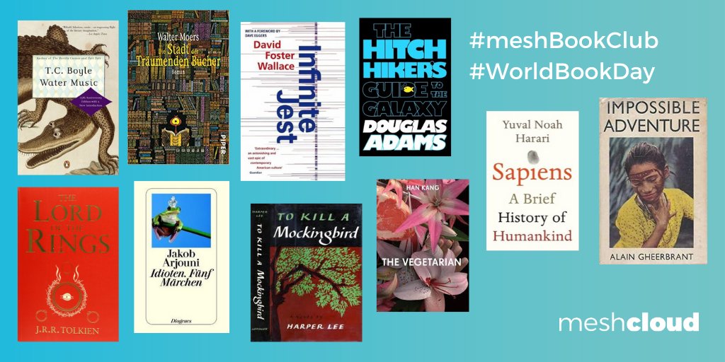 meshstack's tweet photo. What responses do we get when we ask the meshTeam for their favourite #book? Well, here is a small extract – enjoy discovering:
What books come to your mind❓
#WelttagdesBuches #WorldBookDay #readingcommunity #meshBookClub #meshTeam #meshcloud https://t.co/qMCpe9L6NY