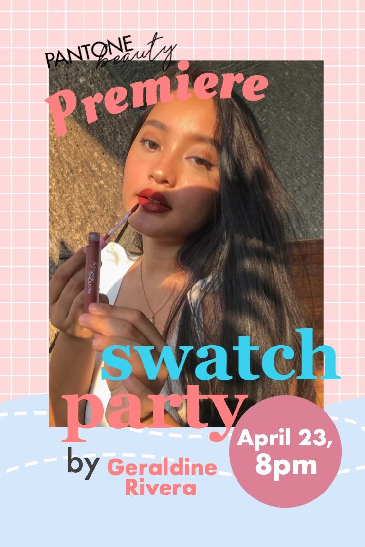 shoppantone's tweet photo. PBPH PREMIERE (IGTV) - Tune in to Ms. Geraldine Rivera later as she swatches all the shades of #VIVIDMOOD tonight in IGTV! 💙✨

Instagram: @shoppantone https://t.co/YLZFw0MW9T