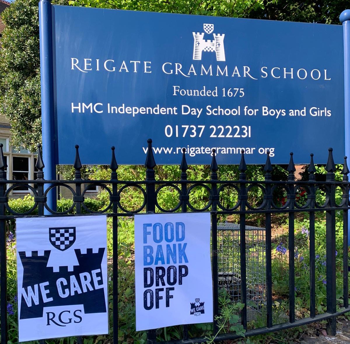 TODAY - All donations welcome for this important cause.  *FOODBANK COLLECTION IS OPEN* #RGSWeCare
RGS is operating a safe drive-through drop zone today until 5pm, collecting donations for local Foodbank. Please see link for a reminder of the items needed:
bit.ly/34ZSn3N