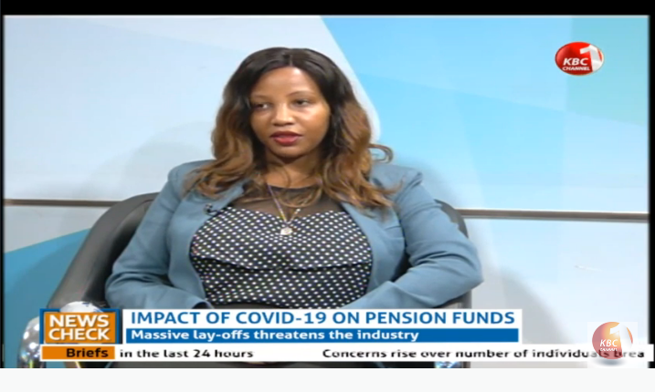 KBCChannel1's tweet photo. Pension Consulting-Octagon Manager Ruth Njuguna: There are guidelines on how Pension fund managers can invest money. @obrienkimani #Bizcheck ^HM https://t.co/7E7AIwzdSo