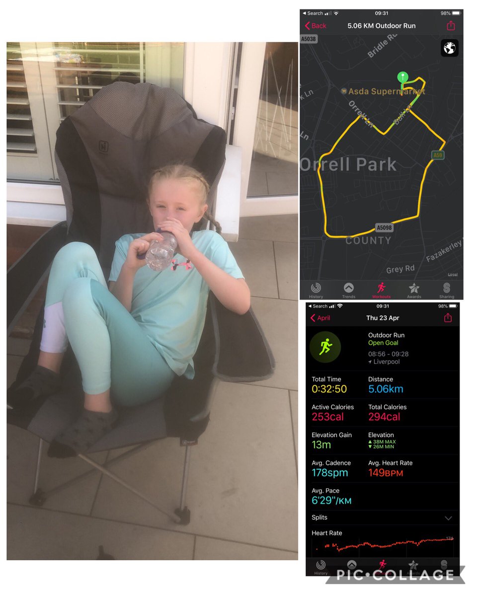 miss_j_butler's tweet image. Grace was Challenged by her uncle Thomas on Monday to run 5km - after two practise runs she smashed it today! #activebody #activebrain @stmonicasbootle