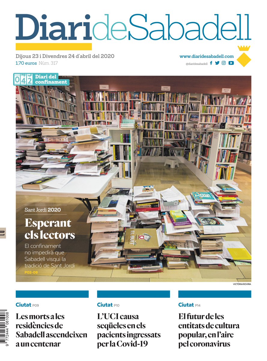 #SantJordi2020 Malgrat confinats, sabíem que arribaria Sant Jordi i bategariem i voldriem viure la diada com fos com fos! 🌹📚

Vet aquí un FIL amb l'especial de <a href="/DiariDeSabadell/">Diari de Sabadell</a>, per posar normalitat i amor als dies atípics que han vingut ⤵️