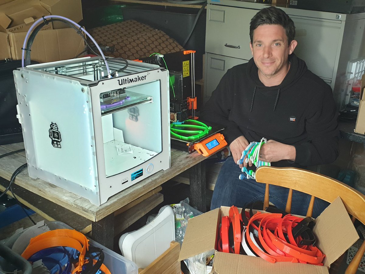 HOW_College's tweet photo. HoW College Engineering lecturer, Stephen Kittner, has officially made over 700 items of PPE!
We're incredibly proud and grateful to Stephen for his hard work and dedication to helping others during this time.
Full story:
https://t.co/L3bYKcgmEs
#HoWHero #worcestershirehour https://t.co/WUJrPixgEm