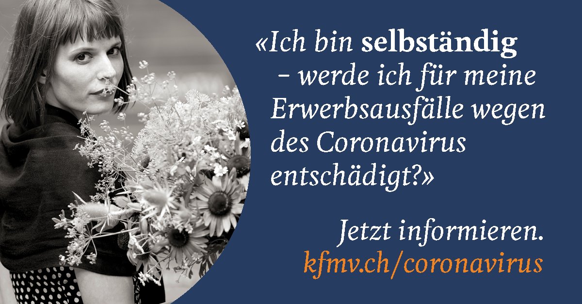 Selbständige arbeiten auf eigene Rechnung und tragen ihr eig. wirtschaftliches Risiko. Die Corona-Krise stellt sie vor grosse Herausforderungen. Was tun bei Liquiditätsengpässen? Der <a href="/kfmv_ch/">Kaufmännischer Verband Schweiz (kfmv) | SEC | SIC</a> klärt auf. kfmv.ch/coronavirus
#COVID19 #coronavirus #flattenthecurve #Arbeitsrecht
