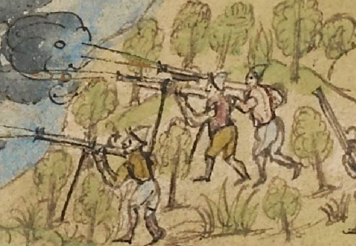 Yet fight was not done as English rearguard of 60 shot positioned behind earthwork bawn of nearby castle. A volley of gunfire stopped McCarthy's men and a rally by the horse forced the Irish back. English prevailed but if castle had been further 'scare any had come away to tell'