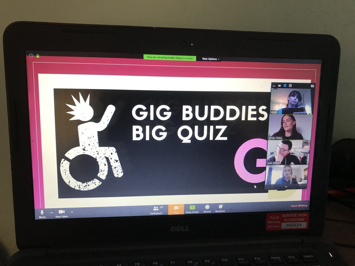 HippoRJ's tweet photo. Fab #GigBuddiesSocial last night instead of going to @NewTheatreHull to see Shrek. It didn't stop these #CultureVultures from doing a @Disney quiz, leading a poetry reading and @spicegirls appreciation🙌#YouthLoneliness. Big thanks to @mencap_charity #Lockdownpro @GigBuddiesHull https://t.co/BEPXYwQDc4