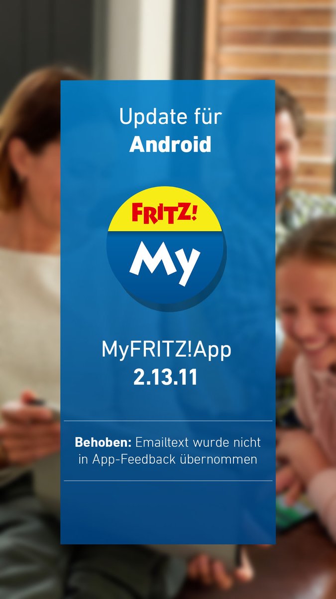 fritz_com_de's tweet photo. Ein Update mit jeweils einer kleinen Fehlerbehebung haben die FRITZ!App WLAN und MyFRITZ!App für Android gerade erhalten. 📱📱🔧
#fritzapp #update #myfritz #appwlan https://t.co/6mnYbVHzKw