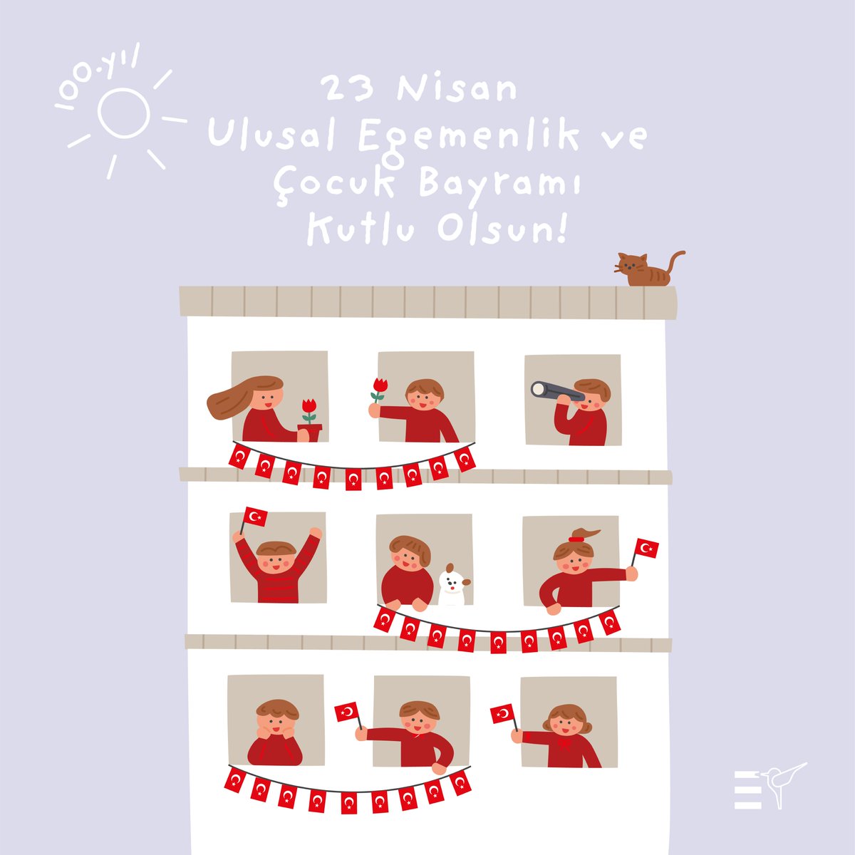 picussoft's tweet photo. 23 Nisan Ulusal Egemenlik ve Çocuk Bayramı'mızın 100. Yılı Kutlu Olsun. https://t.co/SAOR6hpGBv
