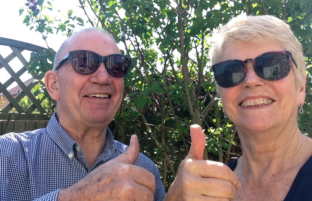 mattjanes's tweet photo. Update on #savingdad, here he is yesterday, aged 77, in the garden with mum. 55 years of marriage, no #ECT in over a year, off 80% of his medication, thriving after 40 years of #depression. Proof that there is #anotherway to #mentalhealth Read our story at https://t.co/emxUFmlCjH https://t.co/gH8W01smEV