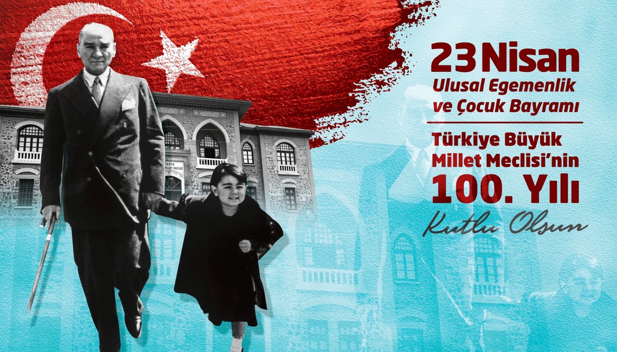 Ulu Önder Mustafa Kemal Atatürk’ün tüm dünya çocuklarına hediyesi #23Nisan Ulusal Egemenlik ve Çocuk Bayramımız kutlu olsun! 

#23NisanKutluOlsun #23Nisan1920