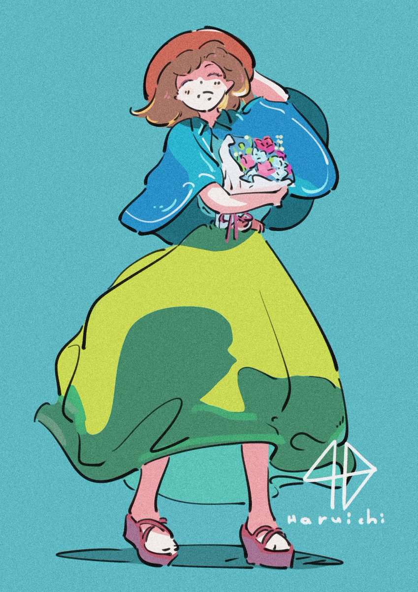 陽だまりに花束を ハルイチのイラスト