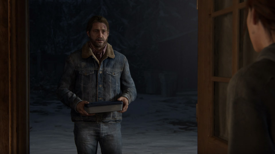 naughty dog characters as the "can you buy me pads" text