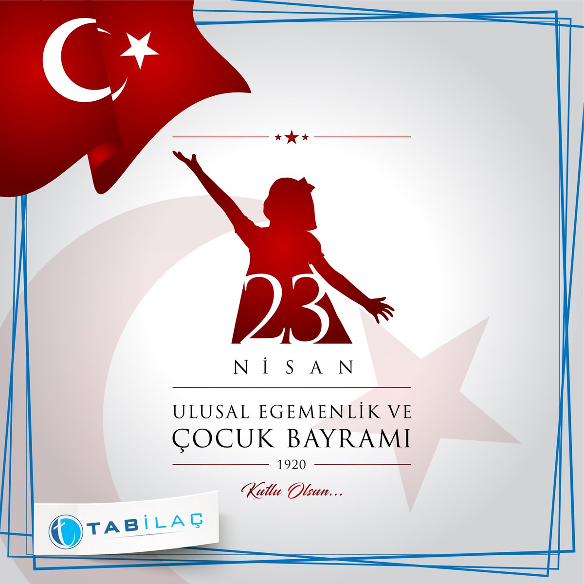 Ulu önder Gazi Mustafa Kemal Atatürk’ün, dünyada ilk kez çocuklara armağan ettiği bayram olmasının yanında, cumhuriyetimizin ve egemenliğimizin sembolü olan 23 Nisan Ulusal Egemenlik ve Çocuk Bayramı kutlu olsun!