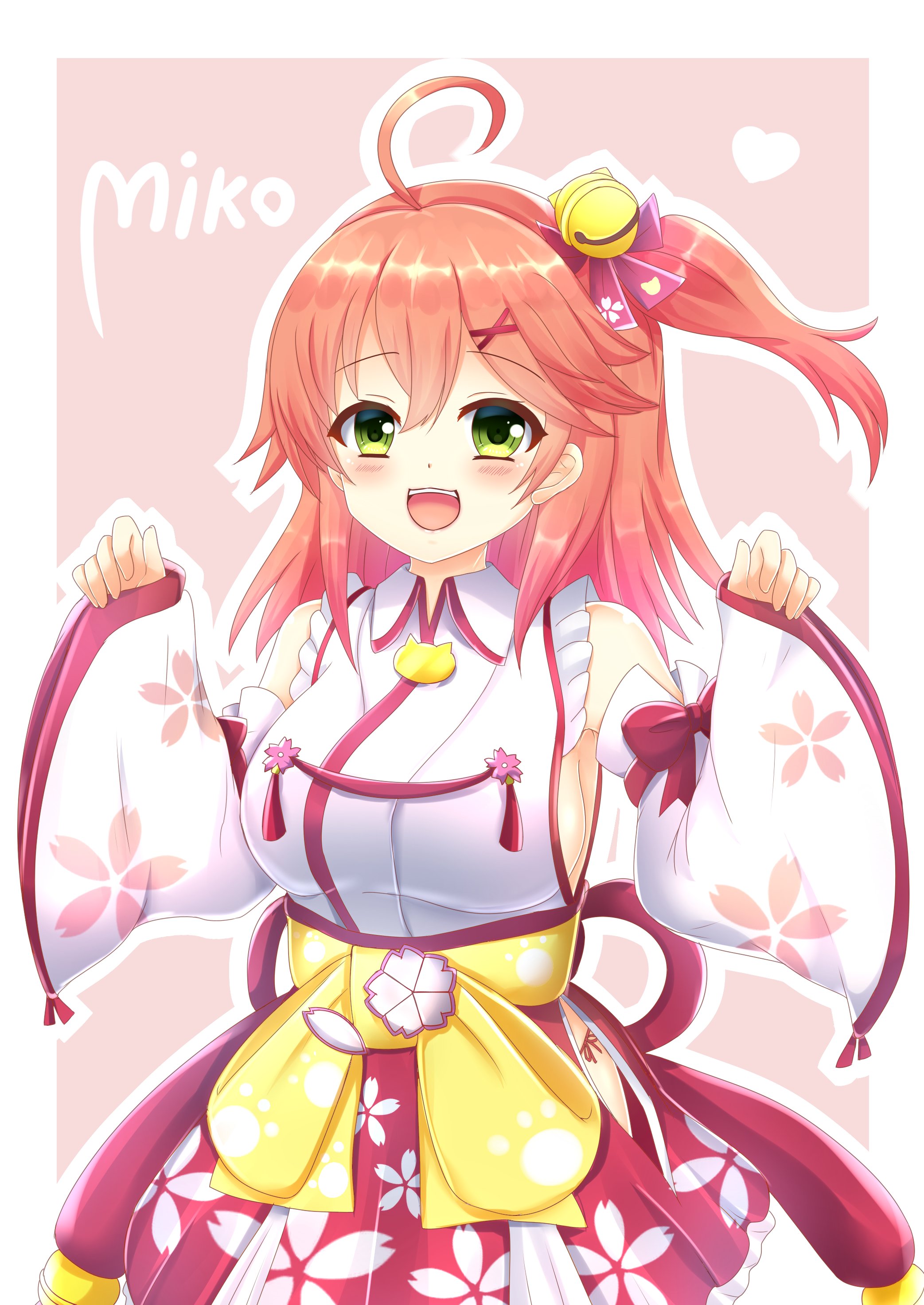こみこみ 手描き】突然耳に幸せが訪れるみこち【さくらみこ/AZKi