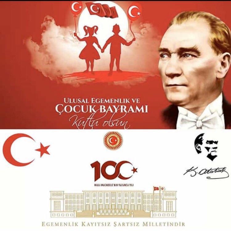 💯 yıllar yaşa 23 Nisan #EvdeBayramVar