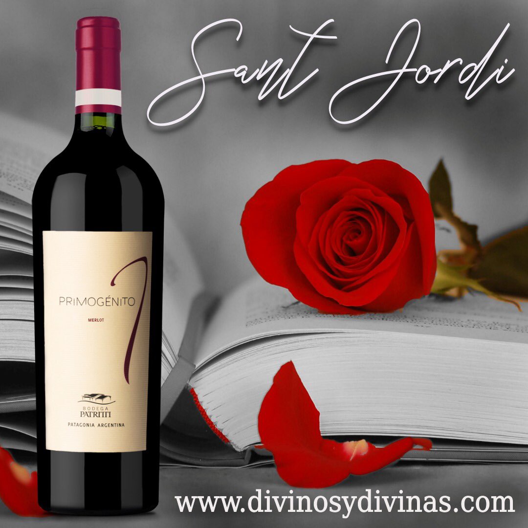"De la sangre del dragón nació el rosal de rosas rojas mas hermoso nunca visto...."
El equipo de D&amp;D os deseamos un Feliz Sant Jordi, y que lo disfrutéis con un buen libro, una rosa roja y por supuesto .... un vino con alma!!
divinosydivinas.com 
@bodegapatritti 
#somm✨