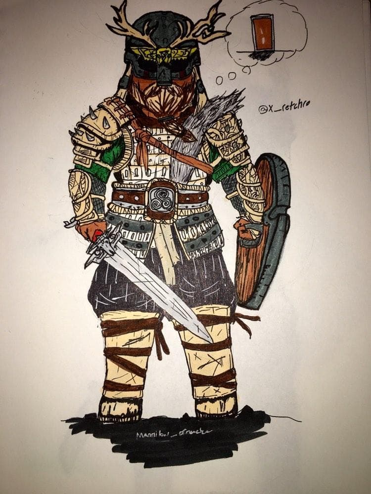 FHcreatives's tweet photo. They also made:
Shugoki: @chorrainder 
BP: @Breri_ 
Warlord: x_retchro https://t.co/2bv3prPbdv
Again these are all from manniboi_drache https://t.co/qDiWsN9LOe
Check out those tagged as well as manniboi who made these ^^
#forhonor #fhcreatives https://t.co/2XIh8ulLFo