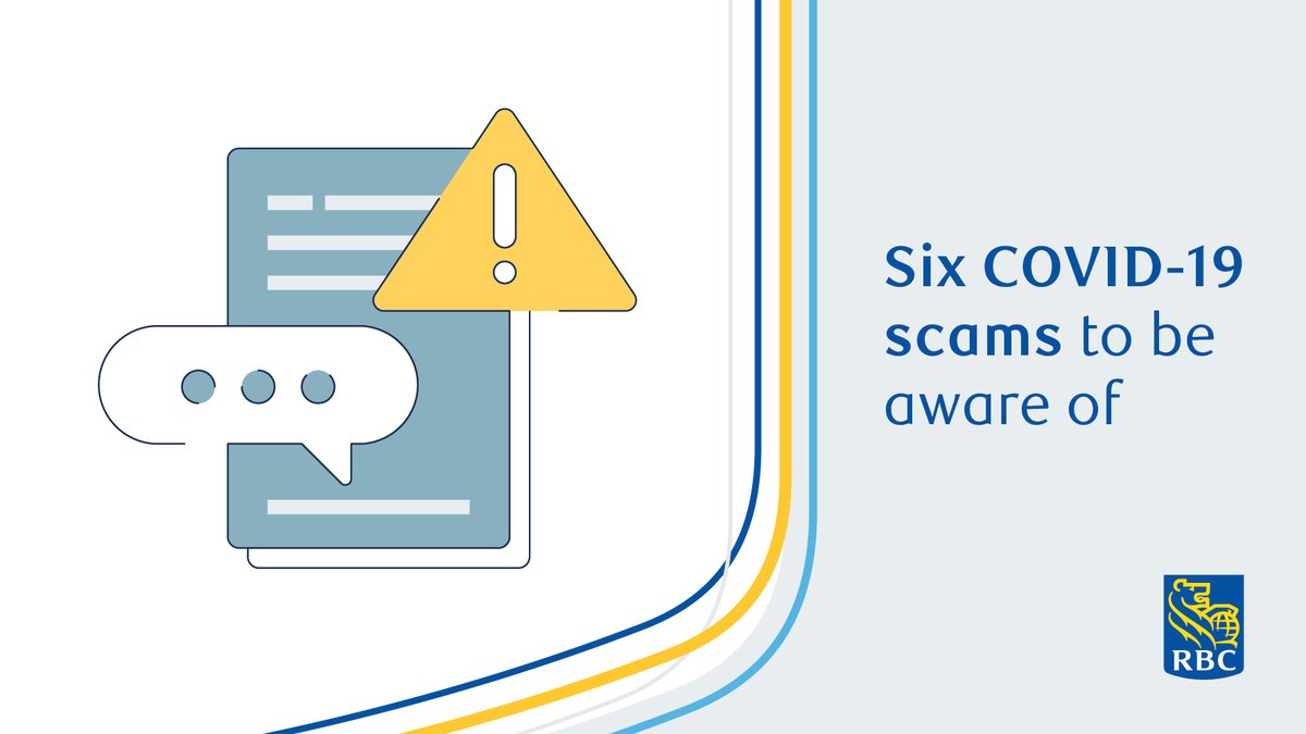 Situations like COVID-19 can make people more vulnerable, and more attractive to scammers. discover.rbcroyalbank.com/six-ways-to-pr…