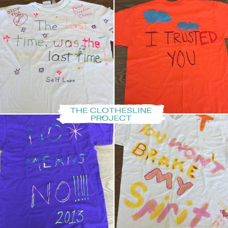 UTCSAW's tweet photo. The virtual #clotheslineproject for #SAAM2020 each t-shirt tells a story of abuse, survival, or hope. #uttogether #wecanstoptheviolence #webelievesurvivors https://t.co/hHUNh0cGIl