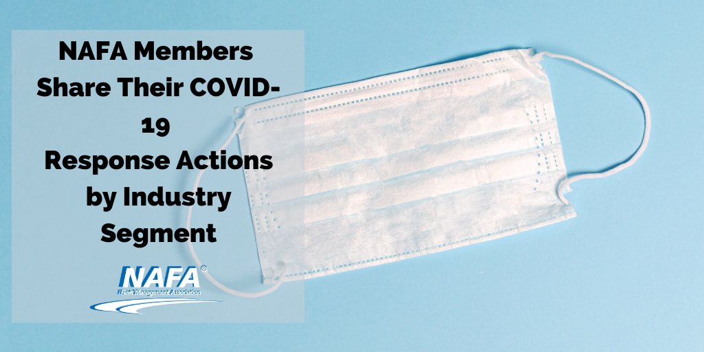 nafafleet's tweet image. NAFA would like to recognize members who have shared their experiences and strategies managing their fleets through the COVID-19 pandemic to give you tips, reassurance and best practices from a range of our members. hubs.ly/H0pFYNd0