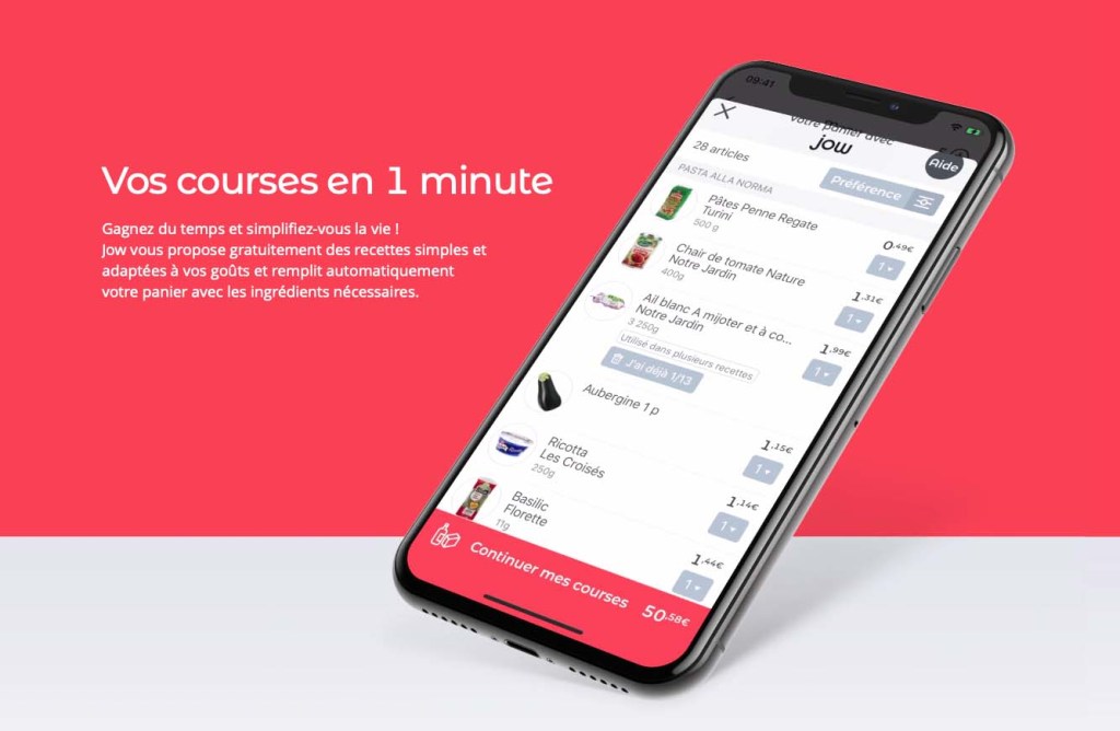 OSFUBouffe's tweet photo. On a testé @JowCuisine : L'application qui te fait tes courses selon tes recettes https://t.co/ZyDdie9pF3 https://t.co/WgOlw5qh7u