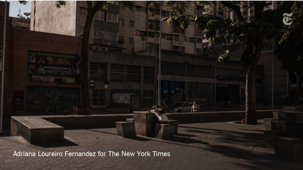 In Venezuela, the pandemic could deal a devastating blow to millions already living in the world’s largest economic collapse outside wartime. “I’m worried that if protests start, we wouldn’t be able to get out of here,” said a Caracas resident.  https://nyti.ms/2znxS5n 