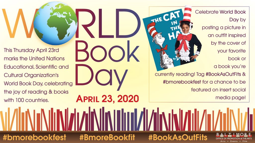 World Bood Day #BmoreBookfits 📚