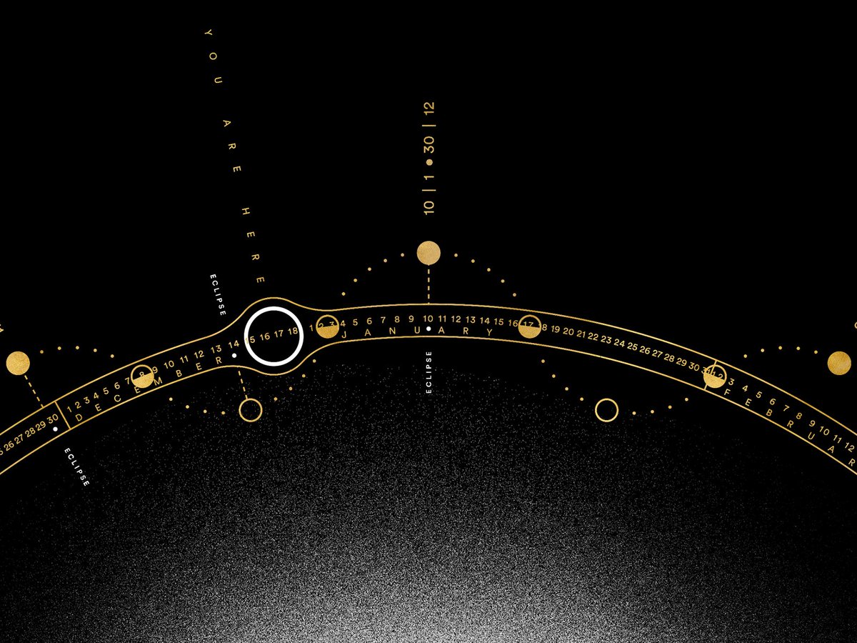 madefromdata's tweet image. Continuing the space theme: this calendar poster by Emanuele Capponi is a new addition to my inspo folder - super crisp line work and I definitely want to experiment with adding some tonal variation like that textured circle to some of my work. behance.net/gallery/883962…