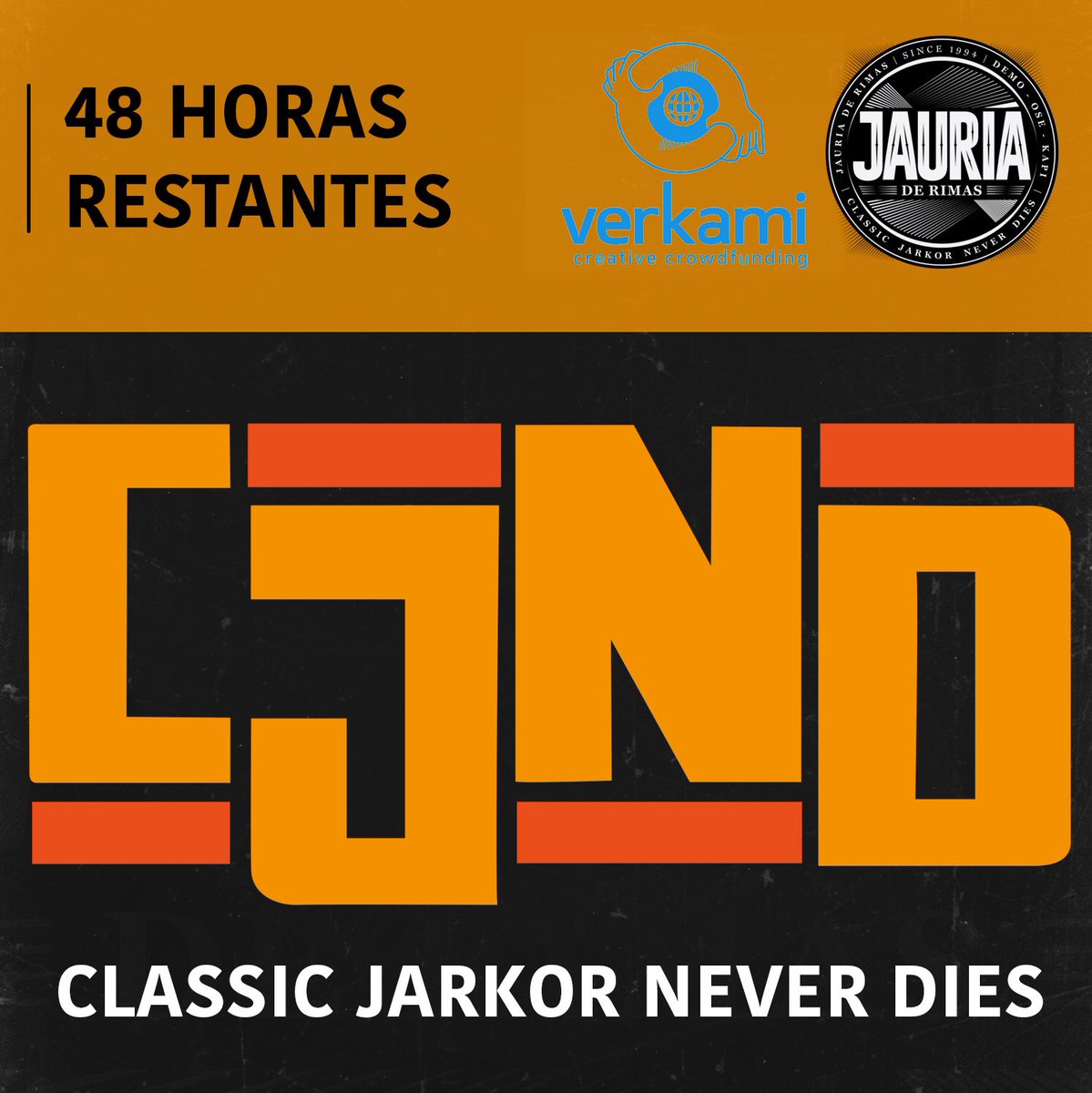 jauriaderimas's tweet photo. Homenajeando a EPMD, uno de los grupos que nos ayudó a forjar nuestra identidad, os queremos recordar que en 48 horas terminará definitivamente nuestra campaña de crowdfunding. 
Como ya hemos conseguido el objetivo, animamos a los que no han participado a que la visiten. https://t.co/n2Wjj2Za6R