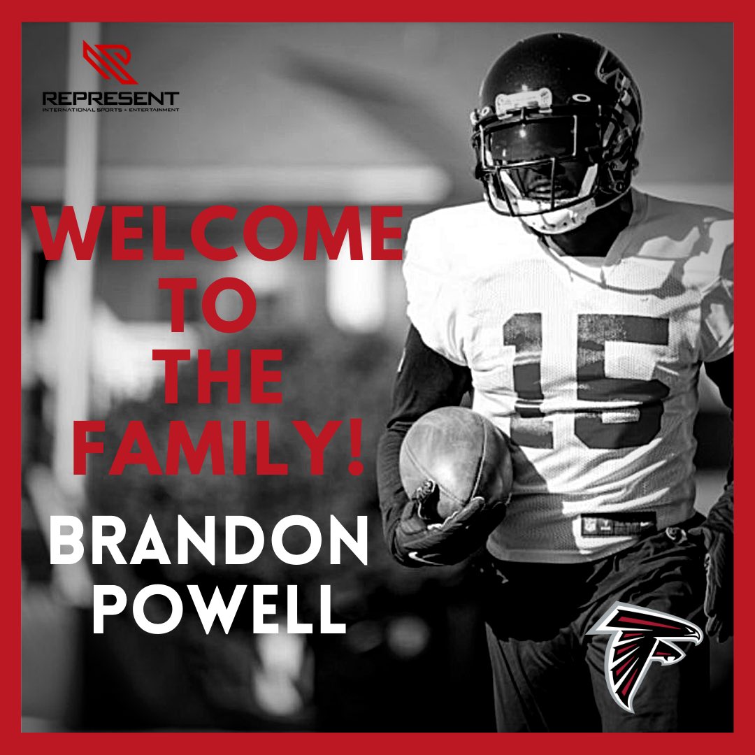 AgentTabEsq's tweet photo. On the morning of this unprecedented #2020NFLDraft, it seems appropriate to announce that we’ve ✍🏽, #AtlantaFalcons wide receiver, Brandon Powell.
Welcome to the #REPRESENT family.
Looking forward to seeing you do your thing on the field😤❗️
#WhoIsYourAgent 🙋🏽♀ https://t.co/NnijbmE27s