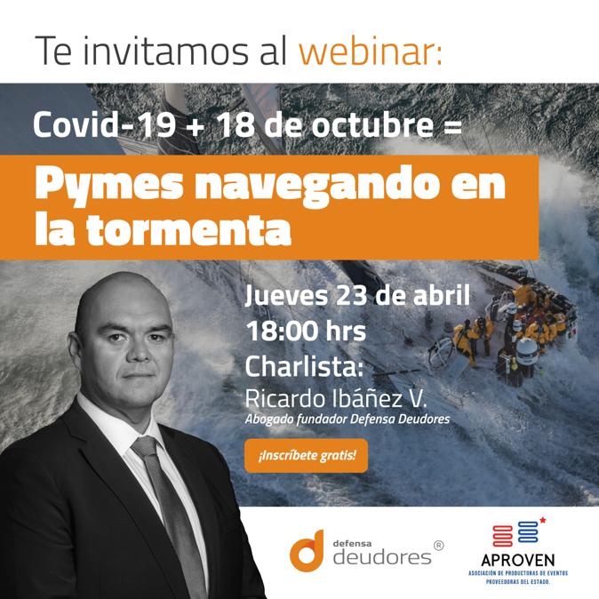 Aprovencl's tweet photo. No se pierdan el webinar de nuestro amigo @abogadoibanez de @defensadeudores #emergenciaproductoras https://t.co/PA5JrKLkOA https://t.co/RunBFofWXD https://t.co/6I84lNWgMQ