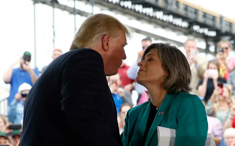 Joni Ernst promised the people of Iowa that she would act independently she instead repeatedly supports Trump and parrots his lies to the American people. #FlipTheSenate Vote  @GreenfieldIowa she's ready to fight for working people first. https://greenfieldforiowa.com/ 