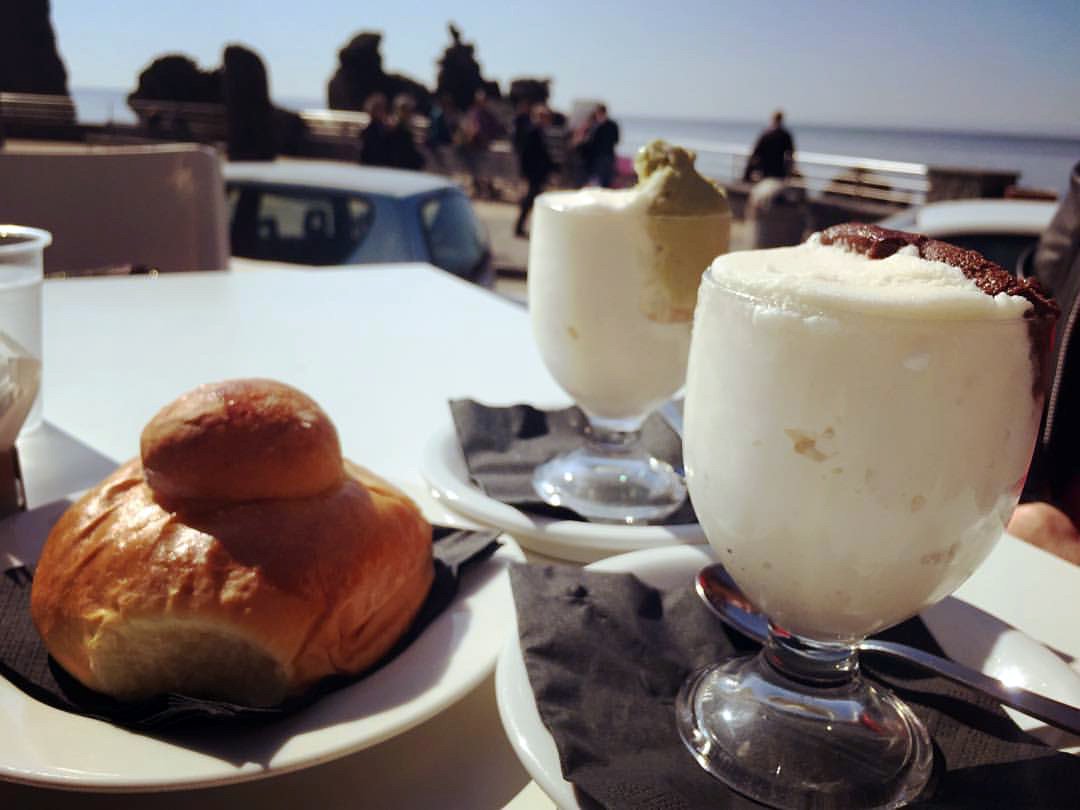 Yangyang as granita siciliana (con brioche) - fresh- sweet - can be in different flavours (almond, pistachio, lemon, ecc.)- dipping the brioche in the granita = HEAVEN - just a taste of it brings you back to summer days- its flavour can either be delicate or fierce