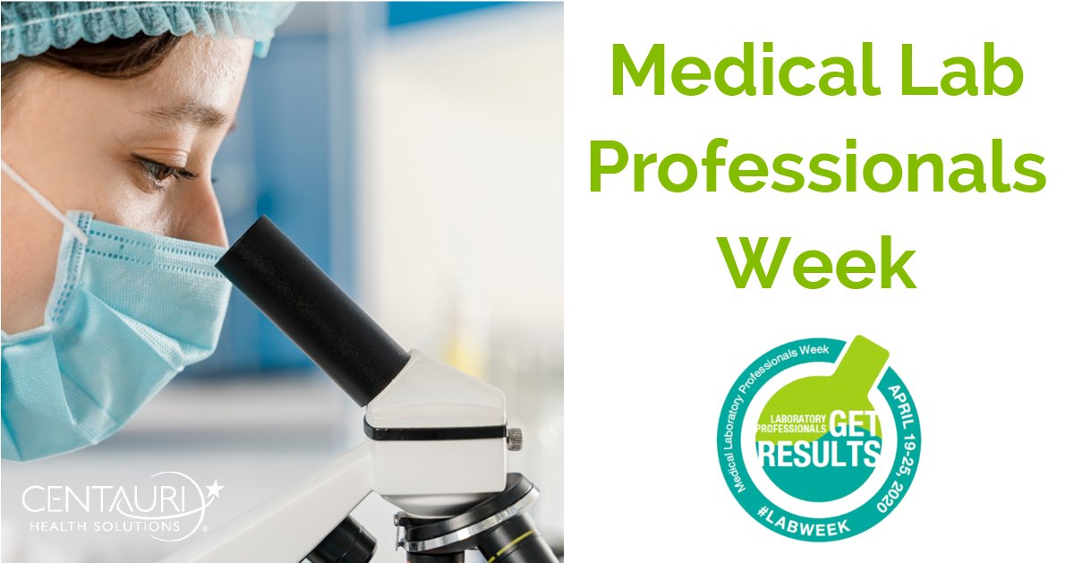 centaurihs's tweet photo. It's National Medical Lab Professionals week! Thank you to all of the #laboratory professionals and pathologists who play a vital role in healthcare #diagnosis & #diseaseprevention, helping to save lives & keep patients healthy! #NMLPW #LabProfessionalsGetResults https://t.co/GVgDFVfsxh