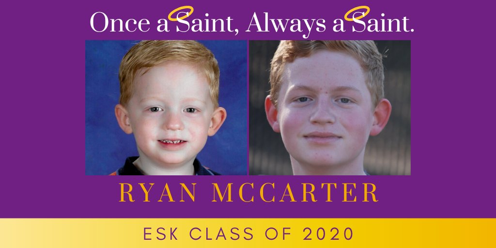 esksaints's tweet photo. Ryan has attended ESK for four years and has participated in the bowling team. One of his favorite memories is the class trip to Atlanta. Next year, Ryan will attend Knoxville Catholic High School. Congratulations, Ryan! #virtualesk #countdowntograduation #thisisesk #classof2020 https://t.co/w0X87EdSQr